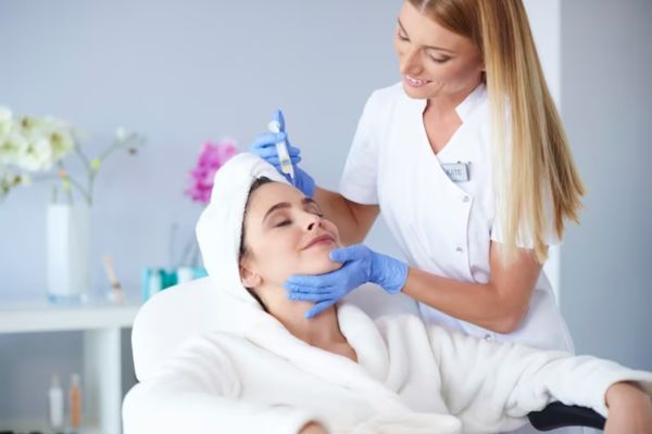 Mesotherapy face treatment